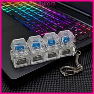 Auro LED Light Keyboard Clicks Toy 4-Key Keycap Tester Switches Testing Stress Relief