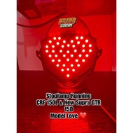 Stoplamp Running CRF 150L & New Supra GTR model love 11 mode pnp