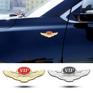 Angel Wings Car Logo VIP Metal Car Stickers3D 3D Personality Creative Car Decoration Sticker Car Emb