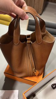 Hermes Picotin 18 金金
