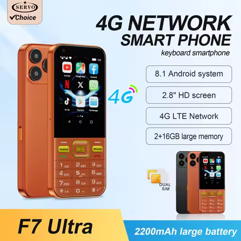 SERVO F7 Ultra 4G Cellular Smartphone Android OS 2.8" Touch Display 2GB+16GB 2200mAh Flashlight WiFi