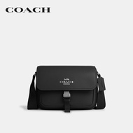COACH กระเป๋าสะพายข้างผู้หญิงรุ่น Pace Messenger Bag CR098 SV/BK