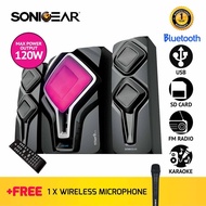 (NEW MODEL) SonicGear Titan 9 BTMI Bluetooth Multimedia Speaker [Free Wireless Microphone]