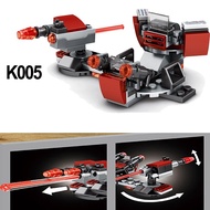 K005อาคารประกอบ K007 K006บล็อกหุ่นชุดทหารพร้อมอณุภาคเล็กการศึกษาสำหรับของเล่นเด็ก