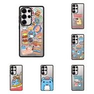 Bugcat Capoo Impact Phone Case for Samsung Galaxy S22 S23 S24 S25 Ultra Plus, Hard Casing Cover