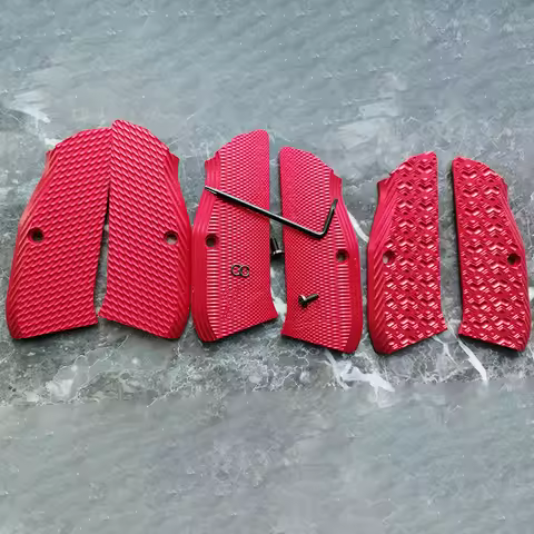 5 Colors 3 Types Aluminium Alloy CZ75 Grips Handle Patches for CZ 75 Full Size, SP-01 Series Shadow 