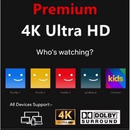 NETFLIX Account 4K Flix Account Premium Plan Neflix Murahflix NXV9.13