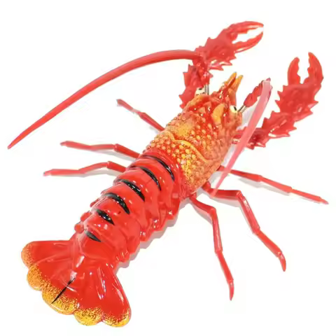 Simulated Lobster Animal Model Large Artificial Lobster Prop Animal Toys Simulated Animal Seafood De
