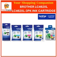 (Original) Brother LC462XL LC-462XL 462XL LC-462XL CMY-3PK Ink Cartridge Black Cyan Magenta Yellow J