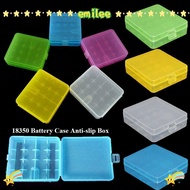 EMILEE 18650 Battery Box, Anti-slip Plastic Battery ,  Coloful 4 AA AA Battery Holder Storage 18350 