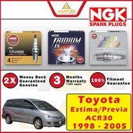 NGK Spark Plug (G-Power Platinum/ Iridium IX/ Laser Iridium) for Toyota Estima/ Previa ACR30 (1998-2