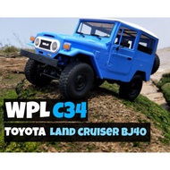 READY STOCK - 1:14 WPL C34 RTR TOYOTA LAND CRUISER FJ40 FJ45 4WD RC ROCK CRAWLER, TRAIL TRUCK kids t