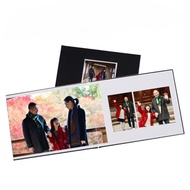 Photobook 11" x 8.5" Landscape Debossed Leather/ Buckram Photobook, 40 pages