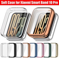 Soft TPU Case for Xiaomi Smart Band 10 Pro Screen Protector Bumper Cover for Mi Band 10 Pro