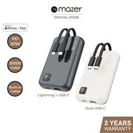 Mazer Powerbank 10000mAh Fast Charging Power Bank MFI Certified Portable Charger for iPhone,Android