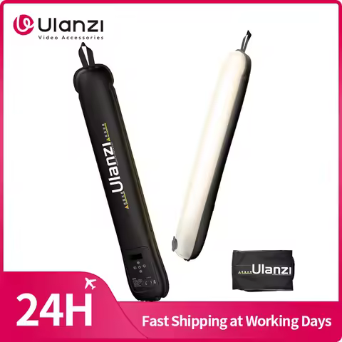 Ulanzi UA12/UA20 Portable Air Tube Light 12W Bi-color Fill Light 2700K-6500K Magnetic Fill Light for