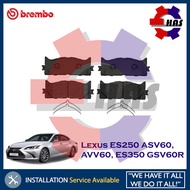 Lexus ES250 ASV60, AVV60, Lexus ES350 GSV60R Brembo Front Brake Pads