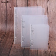 tenthfly creative transparent twill pp binder shell a6 a5 six-hole b5 nine-hole folder new