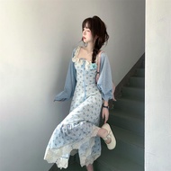 Tea Dress Japanese Women's Clothing Gentle Women's Clothing Gentle Style Wear Sweet Style Women's Tw