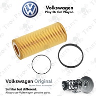 Original Volkswagen Audi Oil Filter for Touareg Hybird Golf A4 A5 A6 A7 A8 Q5 Q7 S4 S5 SQ5 (06E 115 
