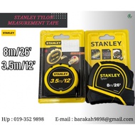 STANLEY TYLON MEASUREMENT TAPE | 8m/26' | 3.5m/12' | READY STOCK