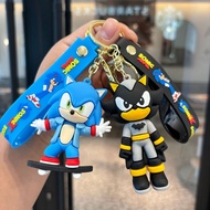 Cartoon Cartoon Sonic Keychain Pendant Ultrasonic Mouse Sonic Keychain Pendant Car Keyring Small Gif
