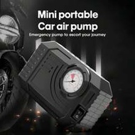 Carsun Mini Convenient 12V Car Air Compressor With Bright Night Lighting, Mechanical Tire Inflator