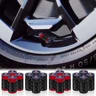 4pcs Car Wheel Valve Caps Upgrade Your Wheels Carbon Fiber Car Tyre Caps for SAAB 03-10 BJ SCS 9-3 9