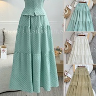 Long, Lightly Flared Design Skirt for Going Out TuTu Store Code VS666