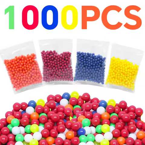1A 1000 Rounds Airsoft BBs Bullets Colorful 6mm BB Pellets Strikeball Rifle Gun Plastic BB Ball Shoo