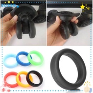 SUSSG 2Pcs Rubber Ring, Thick Flat Flexible Luggage Wheel Ring, Durable Silicone Stretchable Elastic Wheel Hoops Luggage Wheel