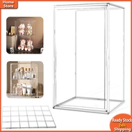 Clear Acrylic Display Cabinet Dustproof Height 65 Cm. Stackable Plastic Storage Box