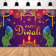 Deepavali Decoration Peacock Pattern Diwali Banner Wedding Decorations Festival Lights Decor Diwali 