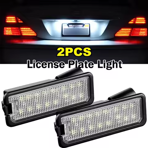 For Volkswagen Polo 6N2 9N 6R 6C Passat B6 B7 B8 LED Rear License Number Plate Light CANBus Error Fr