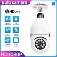 Factory direct sales COD V380 cctv bulb camera 360 panoramic cctv camera wifi connect to cellphone wireless cctv ip cam