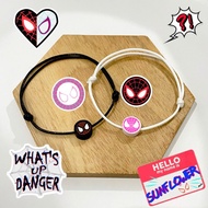 Spiderman Miles & Gwen Spiderman Bracelet Braided Rope Bracelet/ Couple Bracelet/ Spiderman Miles Mo
