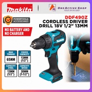 CORDLESS DRIVER DRILL (18V) DDF490SF1J