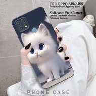 Oppo A15 Case / A15s - Casing Oppo A15hp / A15s - (Cat) - Case hp - Casing hp - Oppo A15 Softcase / 
