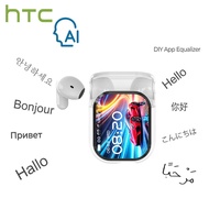 HTC NE20 หูฟังนักแปล TWS พร้อมหน้าจอ LED AI แปลเรียลไทม์ 134 ภาษา Bluetooth 6.0 HiFi สเตอริโอ ลดเสีย