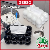 GEESO Cream Style Tissue Box Creative Marshmallow Paper Storage Box Kotak tisu Tissue Holder Organiz