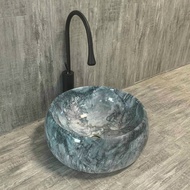 CHẬU LAVABO ĐẶT BÀN VÂN ĐÁ NGHỆ THUẬT