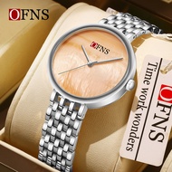 OFNS 7202 Women's Quartz Watch Beimu Gradient Dial 3ATM Daily Waterproof Elegant Fashion Watch -3