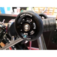 Joseph Kuosac 1 pair folding bike super easy wheel titanium screw for brompton bike easywheel N76G