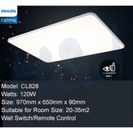 Philips LED CL828 Ceiling Light 120W Tunable Light Design Modern Atmosphere Ultra-Thin With Remote Control Simple