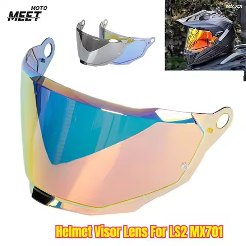MX-701 Motorcycle Helmet Visor Lens For LS2 MX701 Replace Anti-UV Anti-Scratch Dustproof Windshield 
