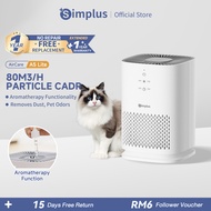 Simplus Air Purifier | Mini Compact Desktop丨80m³/h CADR | Aromatherapy Function |Removes Dust, Pet O