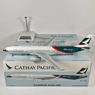 48 Hours Shipping - B-Models 1: 200 Cathay Pacific Airlines A330-300 B-LAD 100th Alloy Airplane Mode