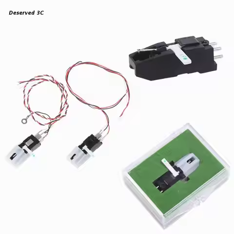 Turntable +line Replacement BP2ATC - with Double Sided Red and Blue Diamond Tip for Vinyl LP/78 RPM 