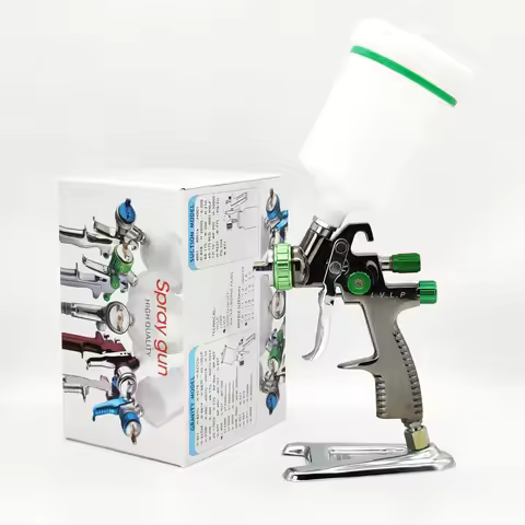 LVLP 1.3mm Spray Gun L-898 Stainless Steel Gravity Feed Spray Gun With 600cc Cup LVLP Professional A