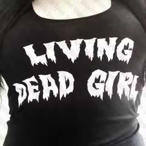 Y2k Clothes Gothic Aesthetic Cute Sleeveless Camisole Punk grunge Letter Print Grunge Crop Top E-gir